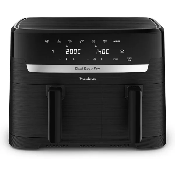 Friteuse sans huile Moulinex XXL DUAL EASY FRY Noir